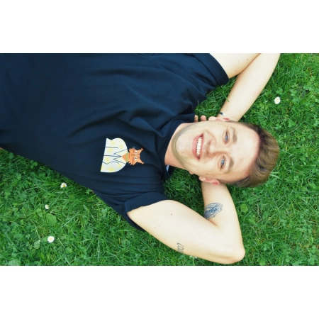 T-shirt męski Mateusz Glen x Kasia Fryza x FAVNA - czarny